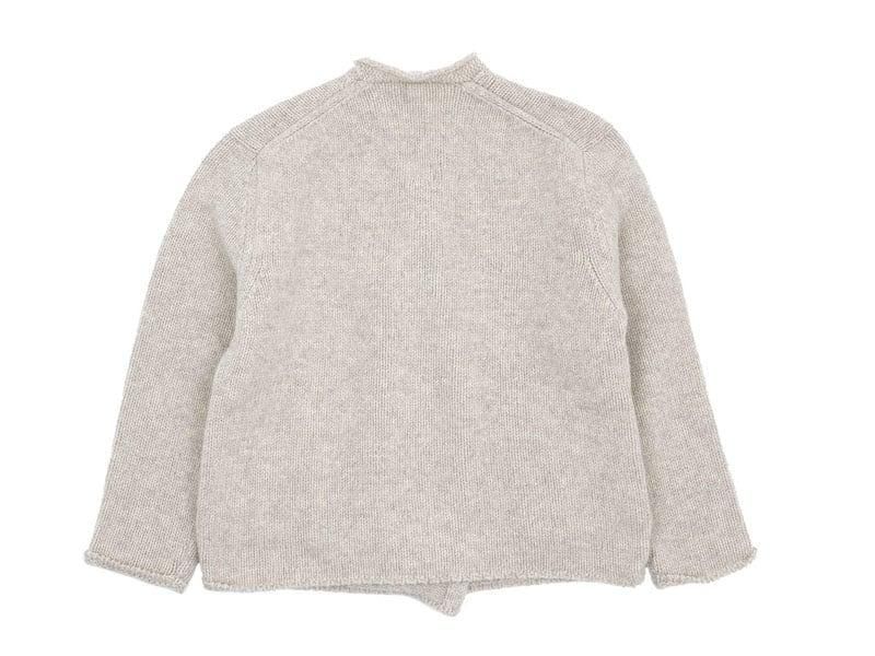 Atelier d'antan Degasʥɥ Wool Knit Cardigan OATMEAL