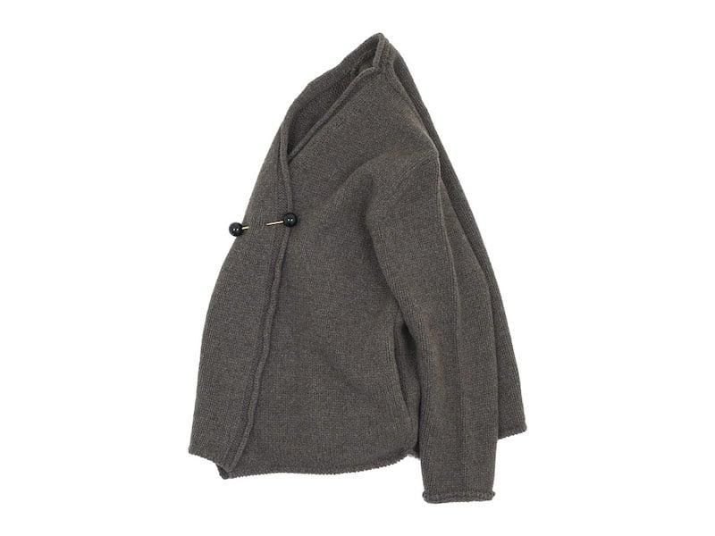 Atelier d'antan Degasʥɥ Wool Knit Cardigan BROWN