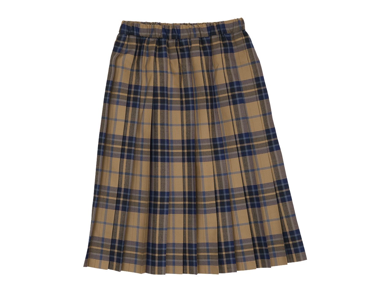 Charpentier de Vaisseau Bona O'neil of Dublin プリーツスカート BEIGE x NAVY CHECK