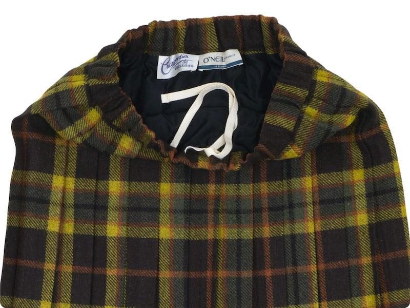 Charpentier de Vaisseau Bona O'neil of Dublin Tweed ץ꡼ĥ DARK BROWN x YELLOW CHECK