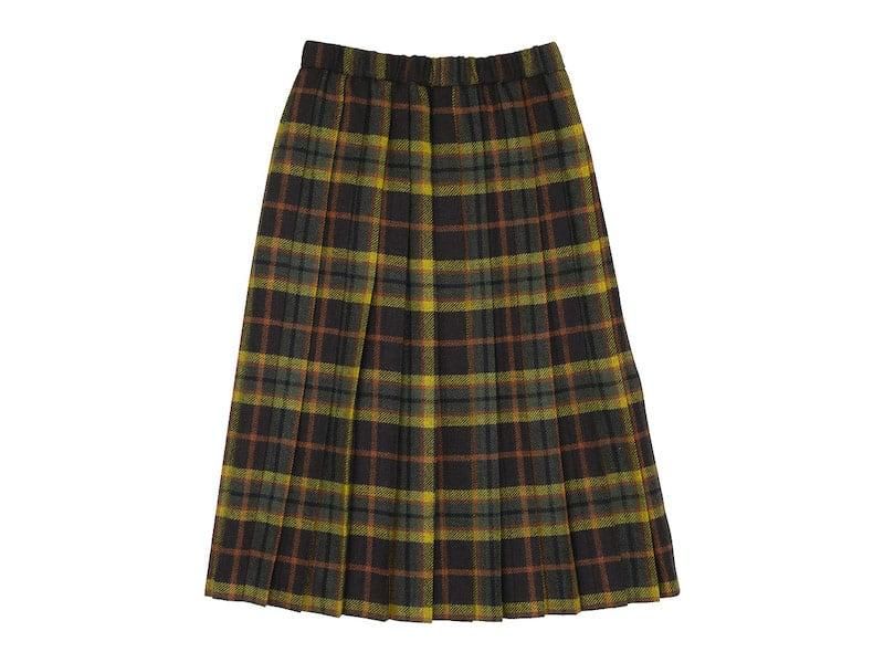 Charpentier de Vaisseau Bride O'neil of Dublin Tweed ץ꡼ĥ Long DARK BROWN x YELLOW CHECK