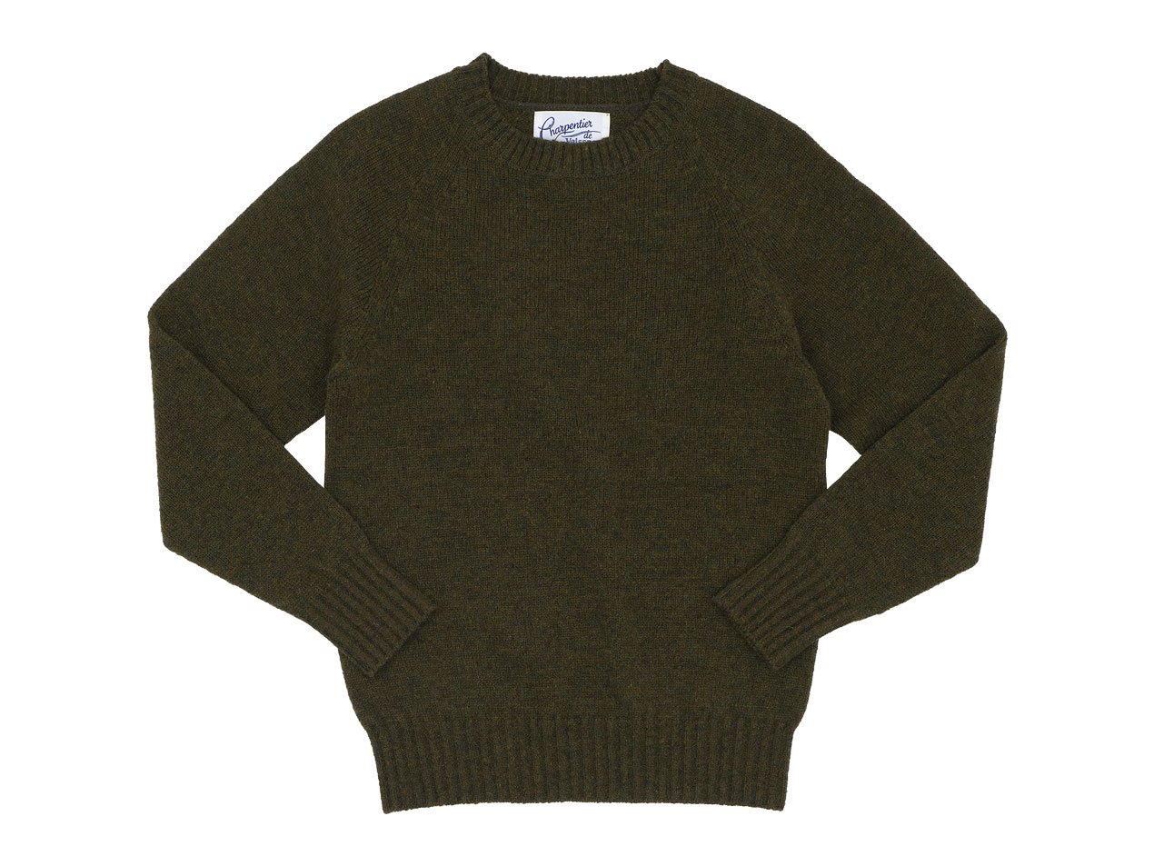 Charpentier de Vaisseau Karl Shetland Crew Neck Knit OLIVE Charpentier de  Vaisseau通販・取扱い rusk（ラスク）