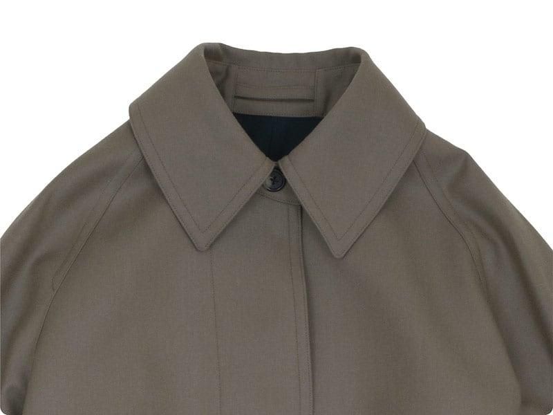 MARGARET HOWELL SATIN WOOL TWILL COAT 043STONE ̥ǥ