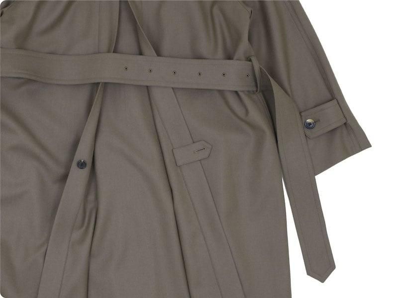 MARGARET HOWELL SATIN WOOL TWILL COAT 043STONE ̥ǥ