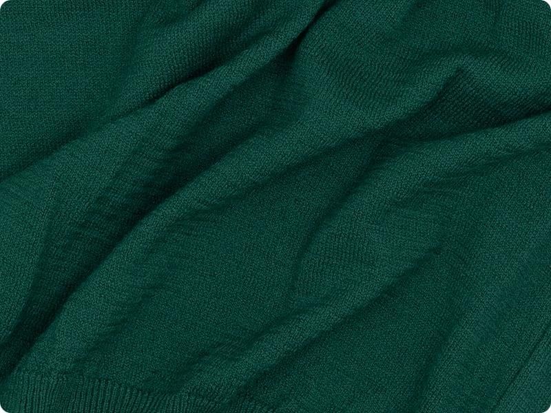 maillot mature wool raglan crew cardigan GREEN