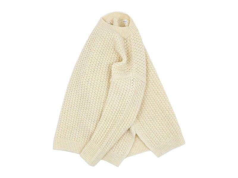 homspun(ホームスパン) 英国羊毛 タック編みプルオーバー 7888 homspun homspun(ホームスパン) 英国羊毛 タック編みプル
