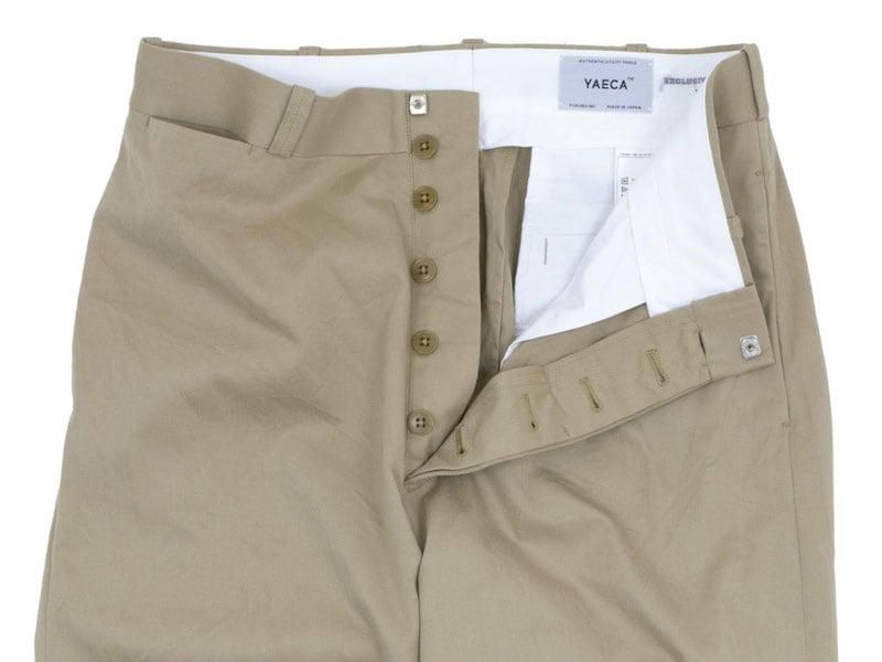 YAECA Υѥ 磻ɥơѡ KHAKI ̥󥺡͡12655