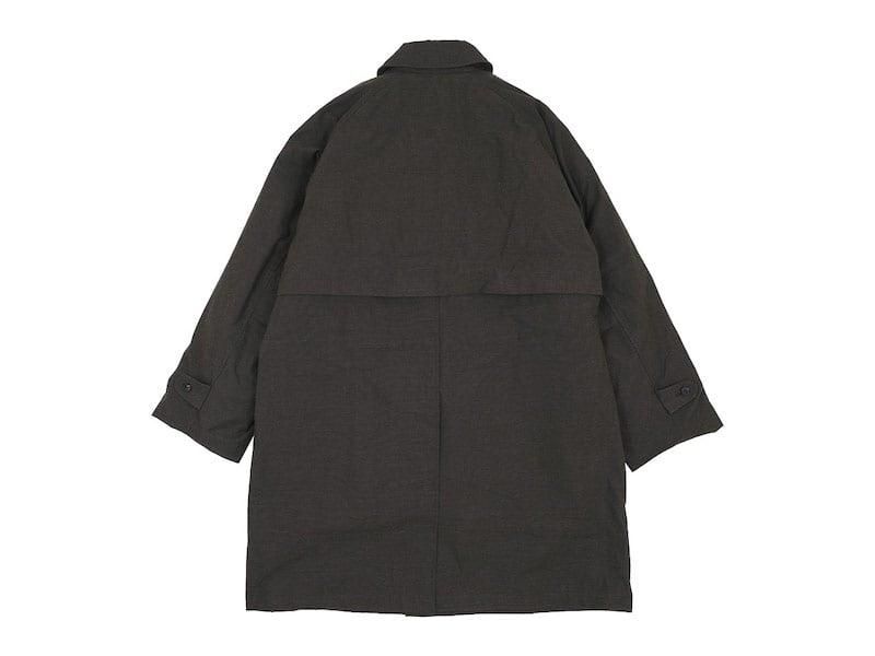 ENDS and MEANS Journalist Coat BROWN BLACK