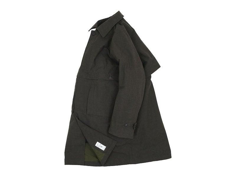 ENDS and MEANS Journalist Coat BROWN BLACK
