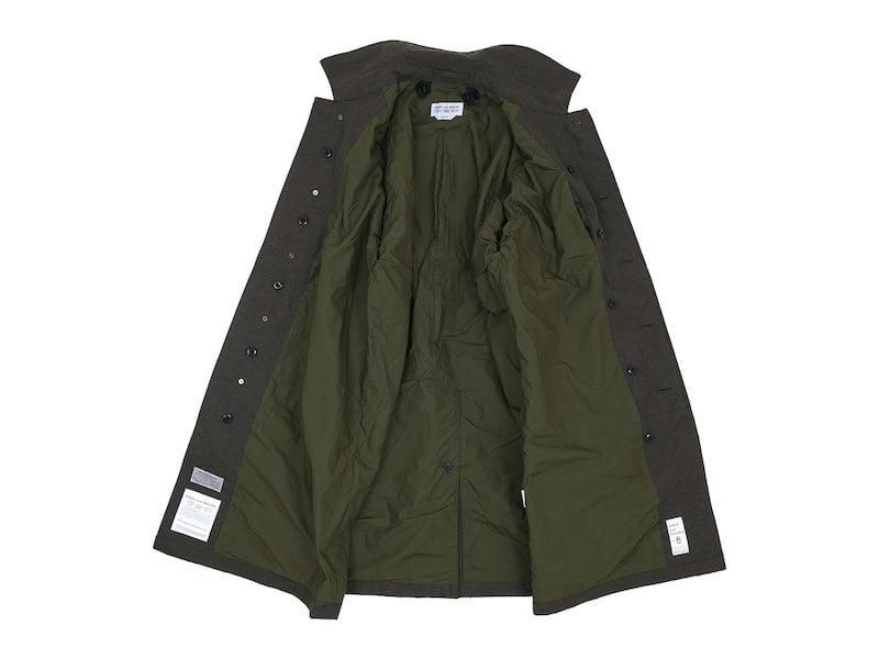 ENDS and MEANS Journalist Coat BROWN BLACK