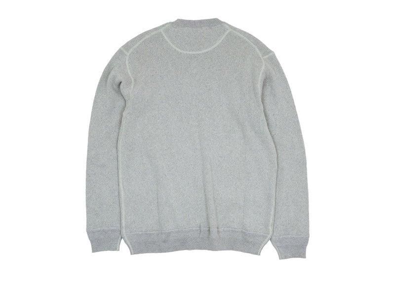 YAECA WOOL-LIKE COTTON RIB CREW NECK L/S GRAY ̥󥺡