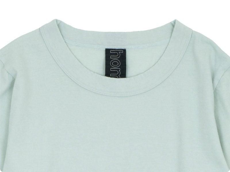 homspun 天竺七分袖Tシャツ ライトセージ homspun 通販・取扱い