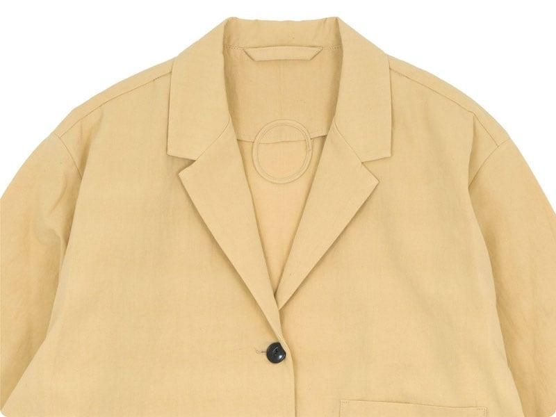 Atelier d'antan Godardʥ Cotton Coat LIGHT BROWN