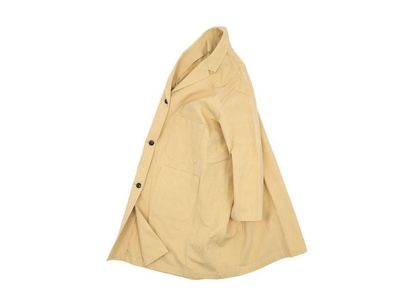 Atelier d'antan Godardʥ Cotton Coat LIGHT BROWN
