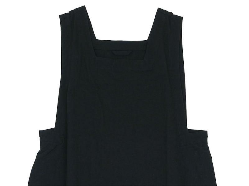Atelier d'antan Coudresʥɥ Cotton Dress BLACK