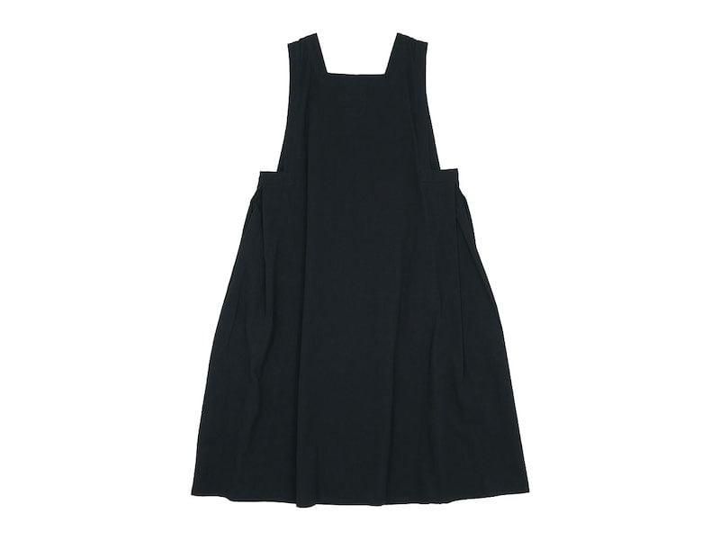 Atelier d'antan Coudresʥɥ Cotton Dress BLACK
