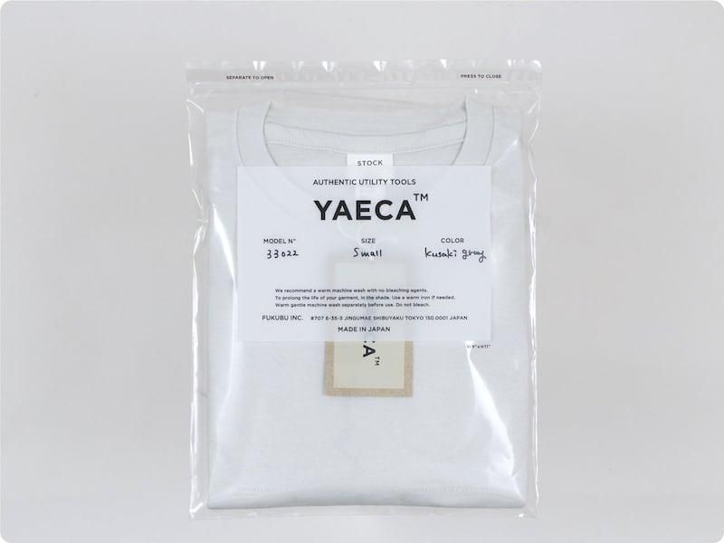 YAECA STOCK Ⱦµ 롼ͥåT KUSAKI GRAY ̥󥺡