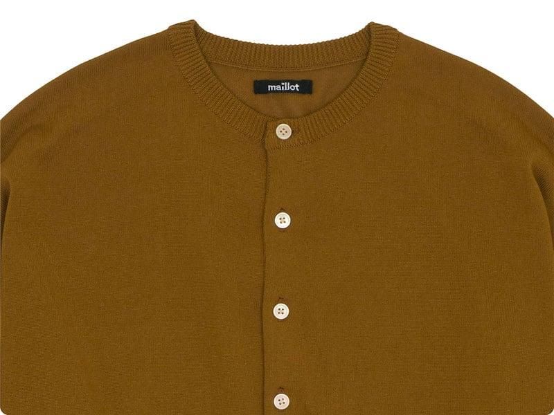maillot mature w's relax cardigan CAMEL