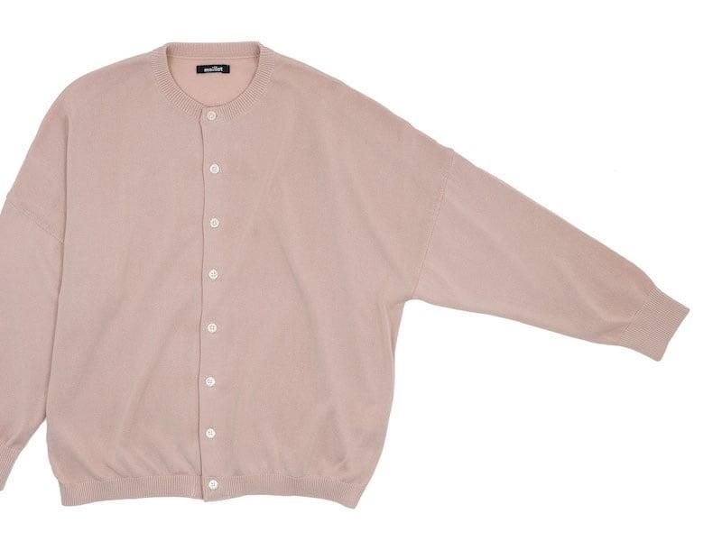 maillot mature w's relax cardigan PINK BEIGE