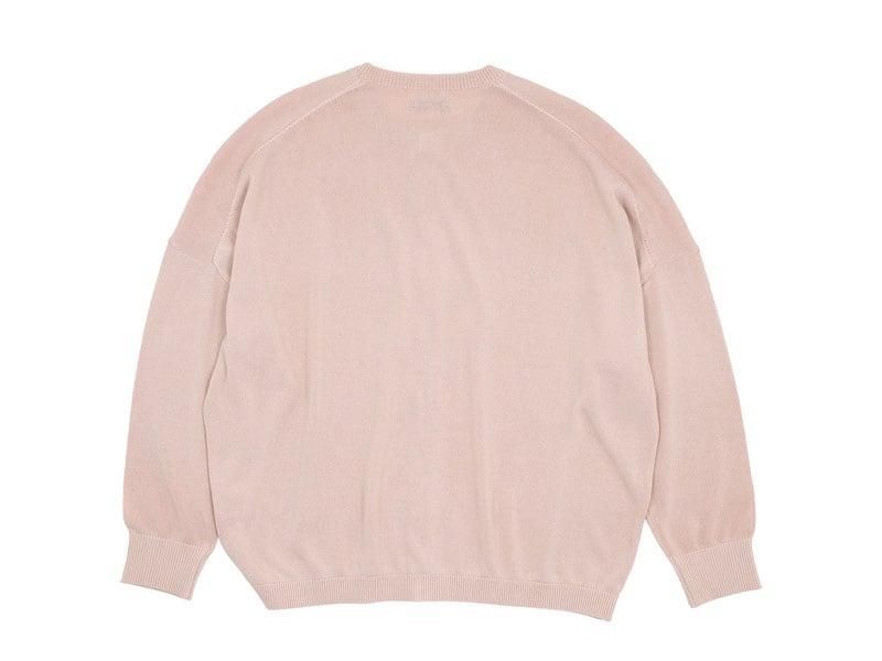 maillot mature w's relax cardigan PINK BEIGE