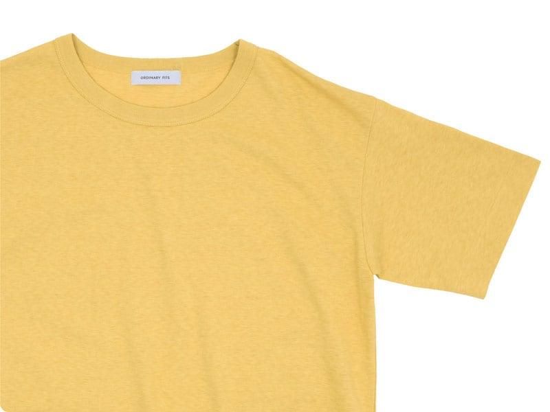 ordinary fits ZIMBABWE SHORT SLEEVE T-SHIRTS YELLOW
