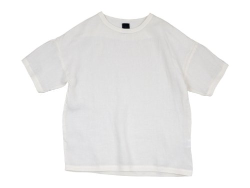maillot linen shirts Tee WHITE 【MAS-22120】