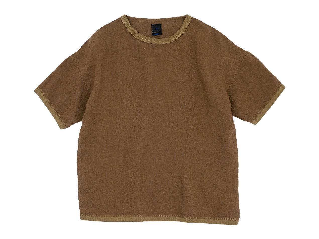 maillot linen shirts Tee BROWN MAS-22120