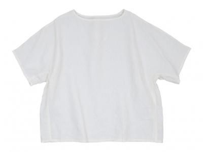 Atelier d'antan Lindenʥǥ Linen Pullover WHITE