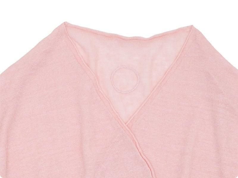 Atelier d'antan Pauletʥݡåȡ Linen Knit Cardigan PINK