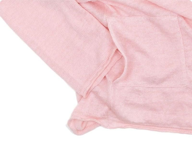 Atelier d'antan Pauletʥݡåȡ Linen Knit Cardigan PINK