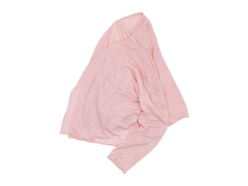 Atelier d'antan Pauletʥݡåȡ Linen Knit Cardigan PINK