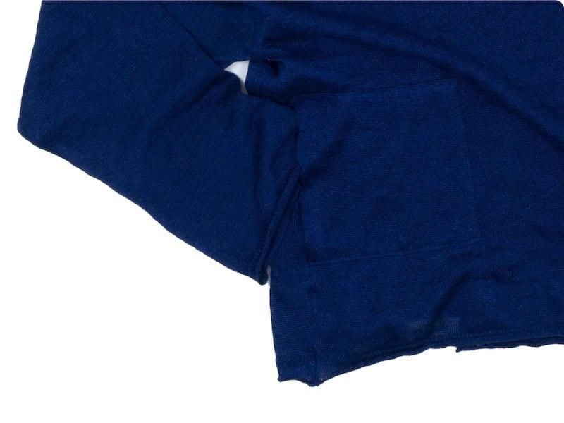 Atelier d'antan Pauletʥݡåȡ Linen Knit Cardigan NAVY