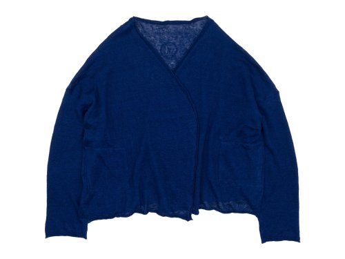 Atelier d'antan Paulet（ポーレット） Linen Knit Cardigan NAVY