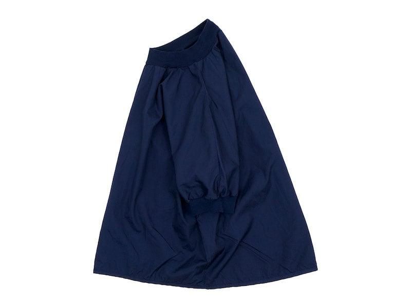 homspun 100/2 ブロード5分袖ブラウス ネイビー再入荷）homspun 100/2 ブロードブラウス – SUSCON
