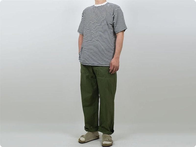 YAECA STOCK Ⱦµ 롼ͥåT ȥ饤 NAVY-ST1̥󥺡