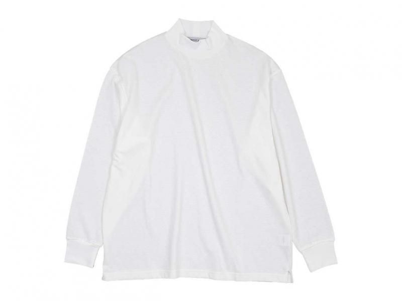 ordinary fits MOCK NECK PULLOVER OFF WHITE
