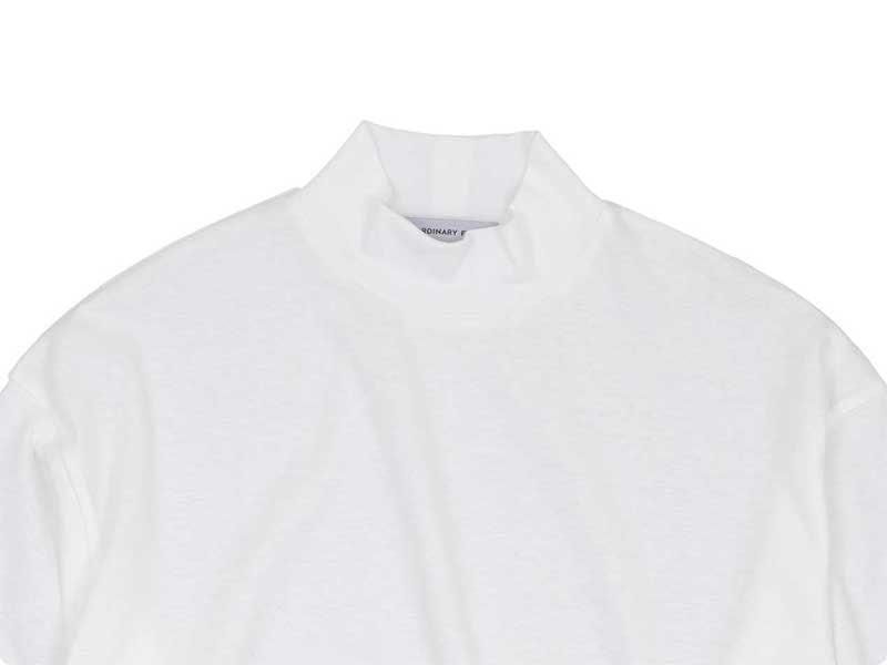 ordinary fits MOCK NECK PULLOVER OFF WHITE