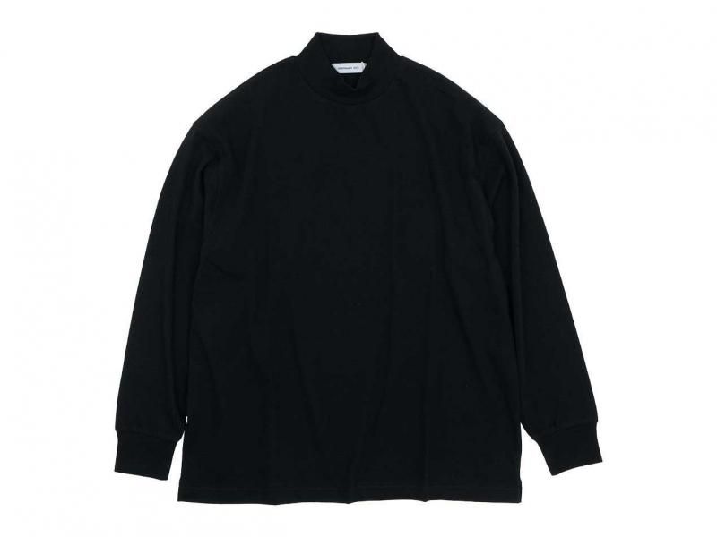 ordinary fits MOCK NECK PULLOVER BLACK