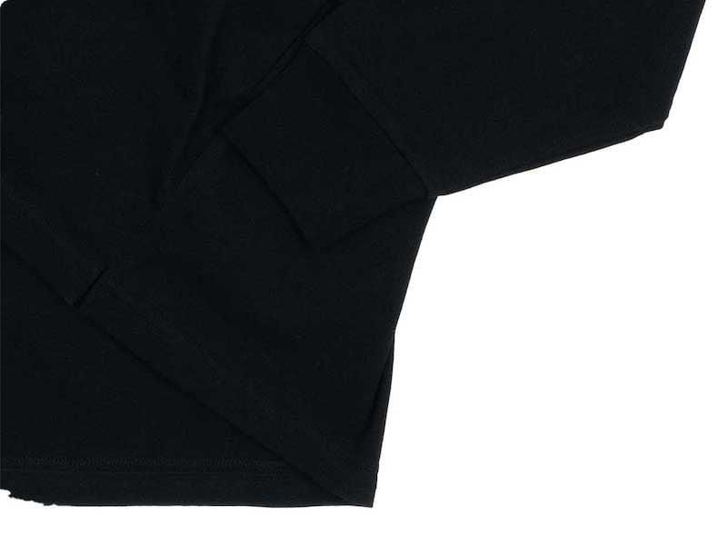 ordinary fits MOCK NECK PULLOVER BLACK
