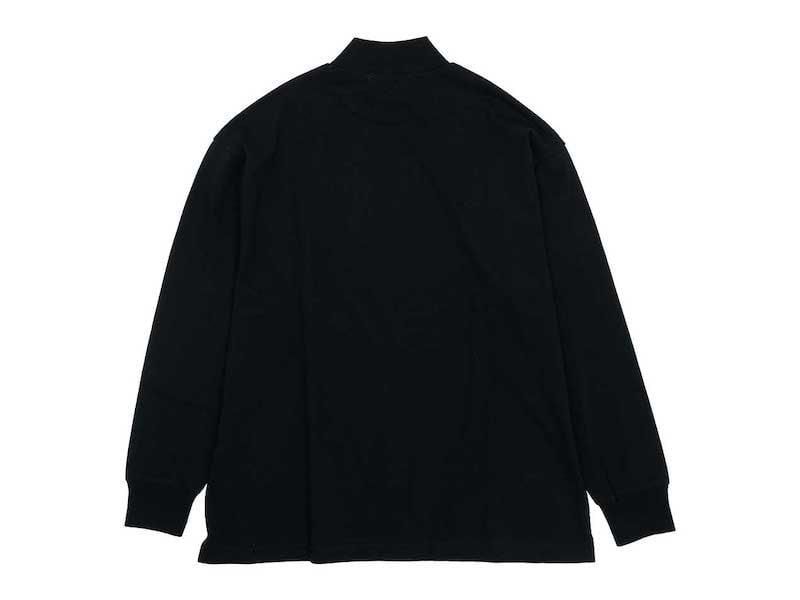 ordinary fits MOCK NECK PULLOVER BLACK