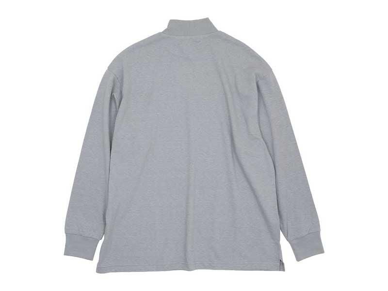 ordinary fits MOCK NECK PULLOVER LIGHT GRAY