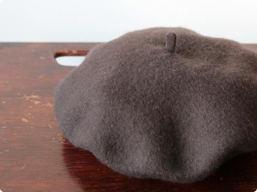 beret DARK BROWN