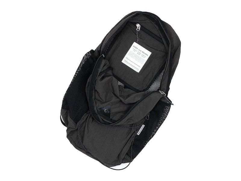 ENDS and MEANS Packable Back Pack AFRICAN BLACK