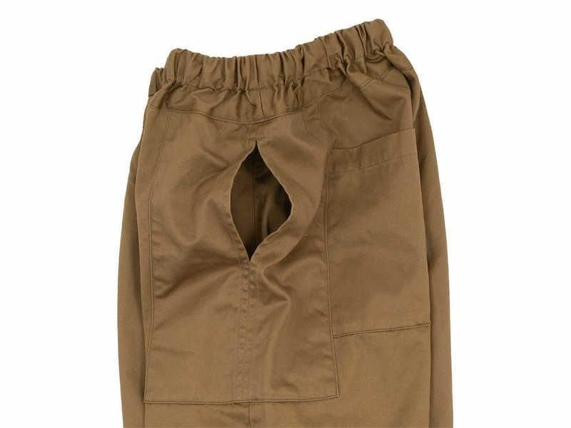 【未使用】Homspun　高密度ウェポン切替ワークパンツ　ダークベージュ homspun ホームスパン|服,ワンピース,シャツ,ブラウス,パンツ