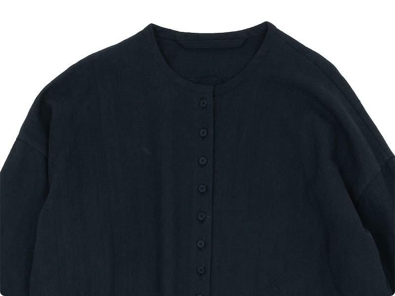 Atelier d'antan Vauʥ Cotton Shirts BLACK
