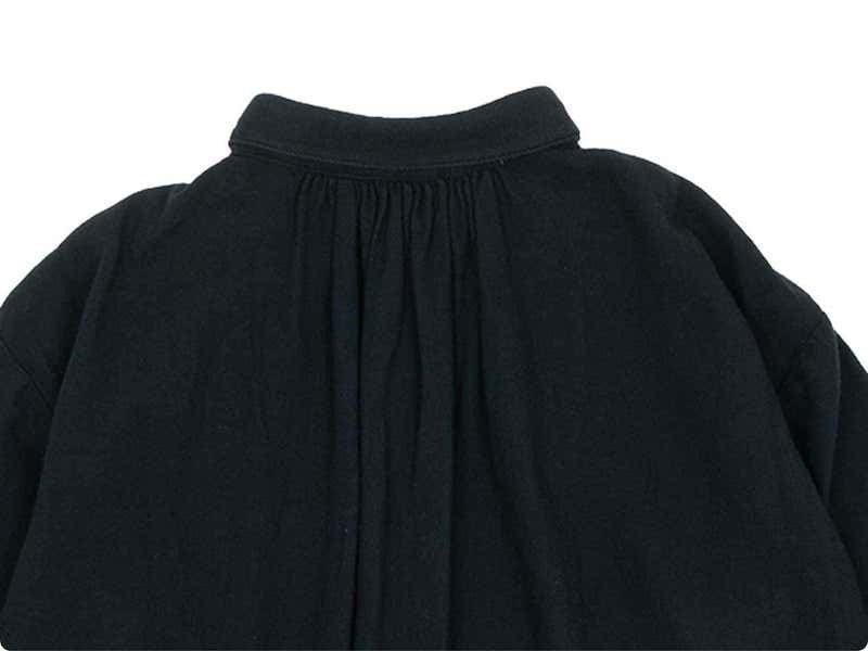 ordinary fits STITCH SHIRTS BLACK