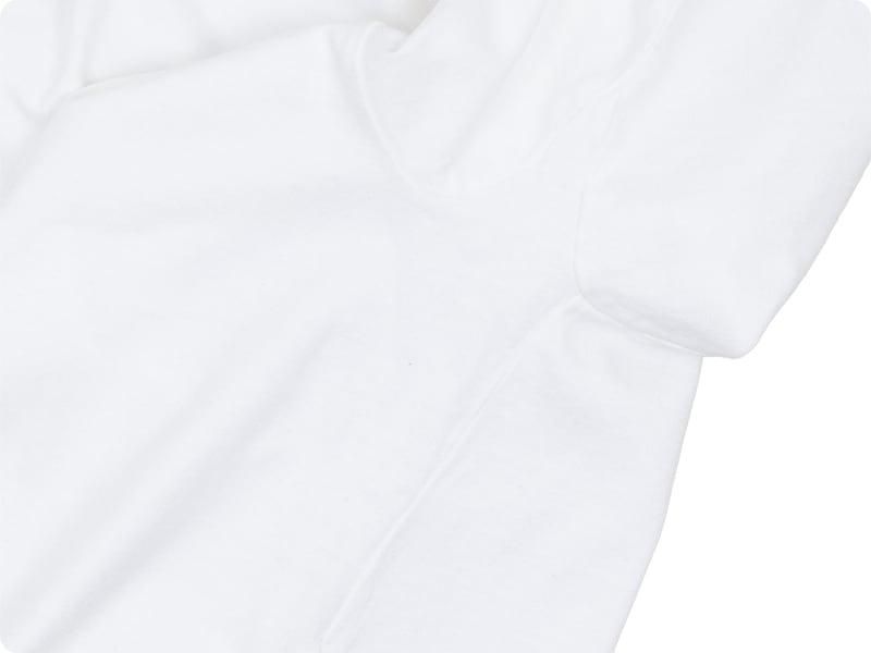 YAECA STOCK BASQUE SHIRT 3/4SLEVE WHITE ̥󥺡
