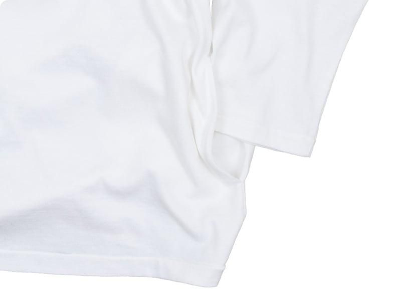 YAECA STOCK BASQUE SHIRT 3/4SLEVE WHITE ̥󥺡