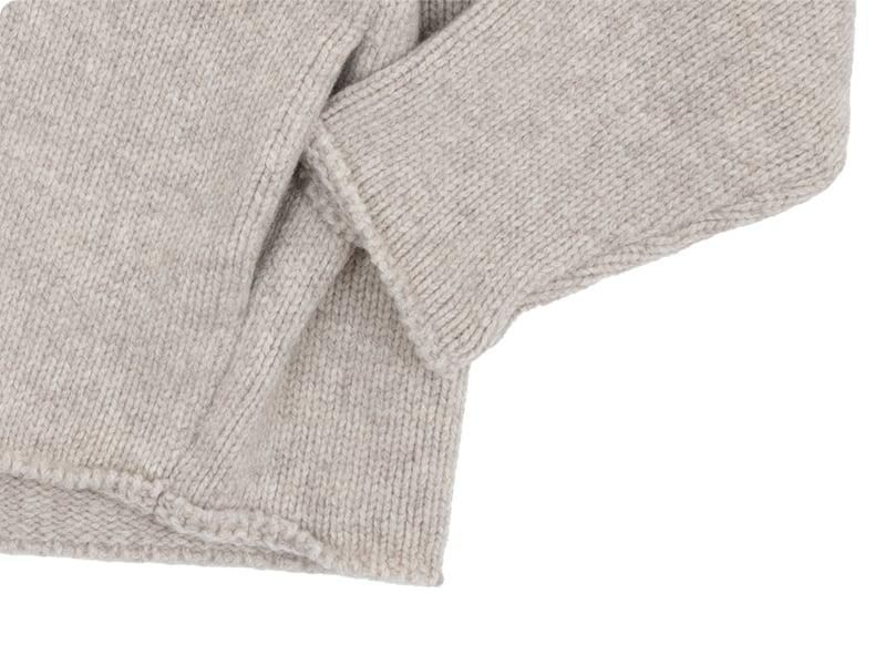 Atelier d'antan Degasʥɥ Wool Knit Cardigan OATMEAL