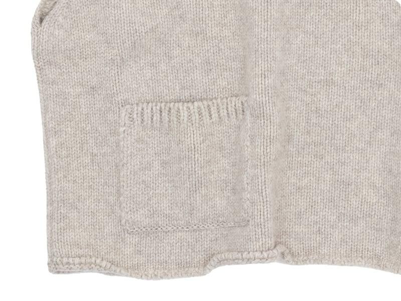 Atelier d'antan Rudeʥ롼ɡ Wool Knit Vest OATMEAL